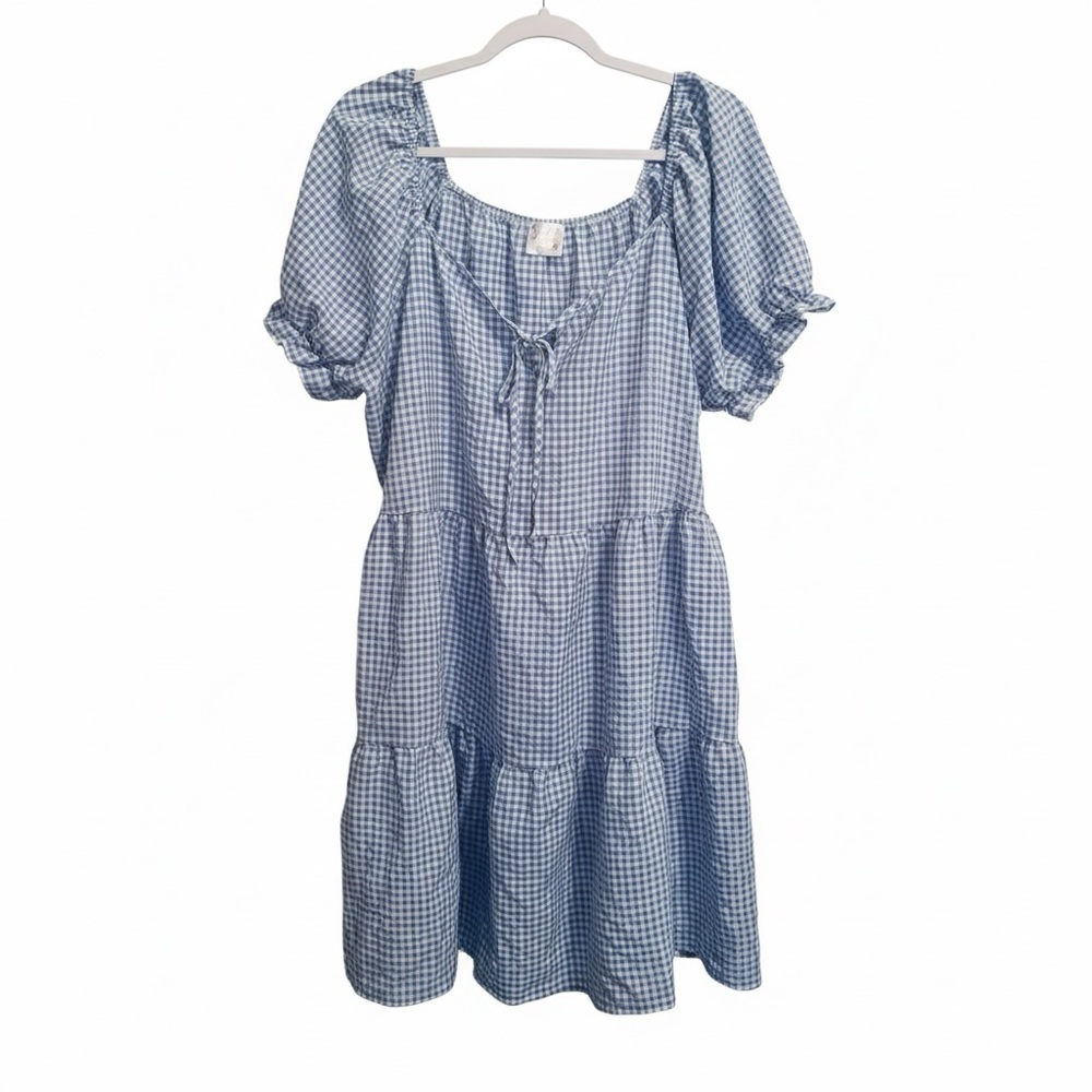 Siren Lily Blue Gingham Dress 🩵 - Picture 2 of 6